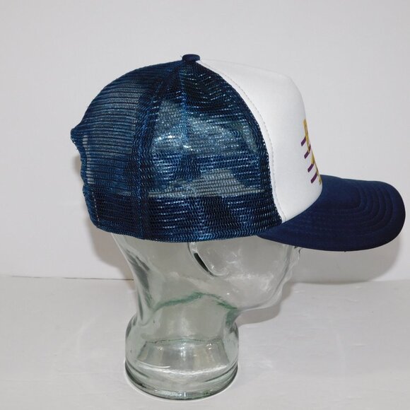 Silver Wave SLVR WV Unisex PARTY TIME BLue White snapback Trucker Hat Cap - Picture 7 of 10